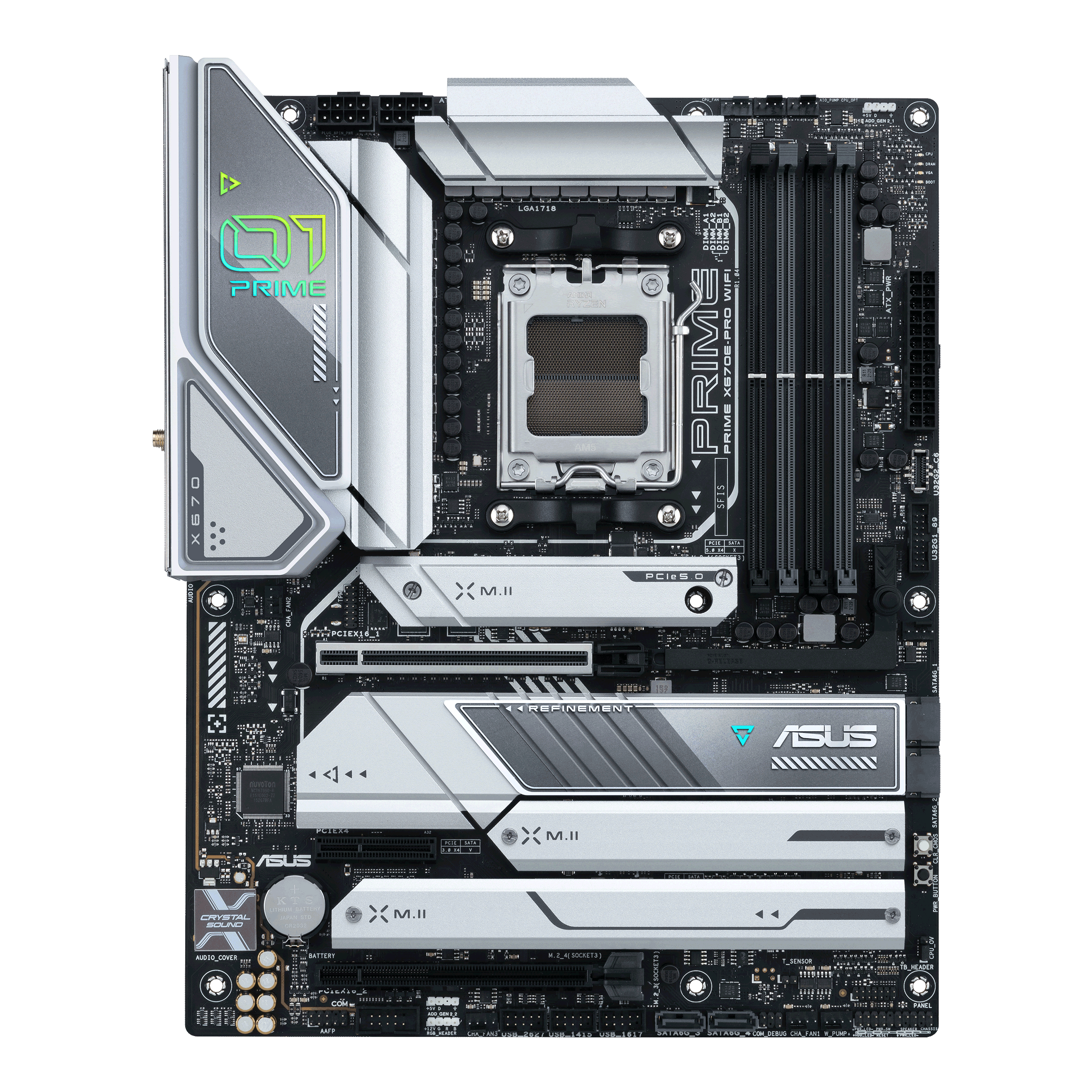 ASUS PRIME X670E-PRO WIFI AMD Ryzen AM5 DDR5 Motherboard ASUS PRIME X670E-PRO WIFI AMD Ryzen AM5 DDR5 Motherboard